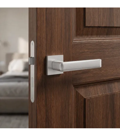 STELLA satin chrome door handle designer handle