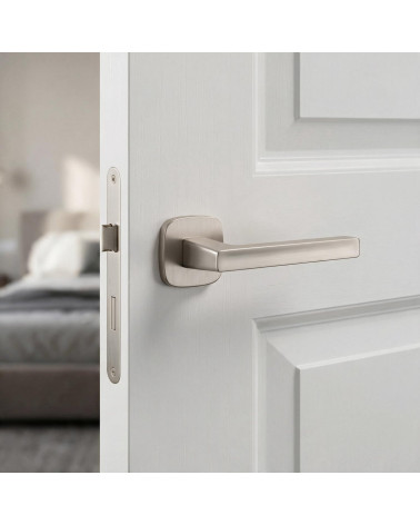 PEA Satin Nickel Door Handles