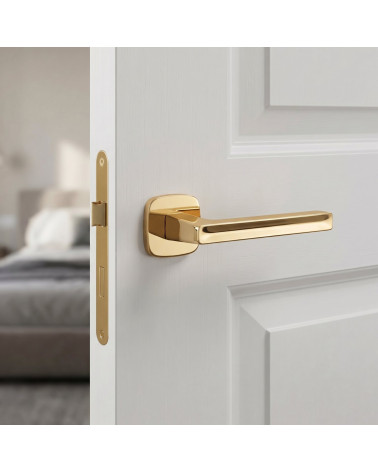PEA Polished Gold Door Handles