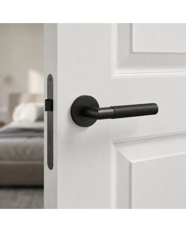Black Door Handle - Sterk Oval 1742 Model