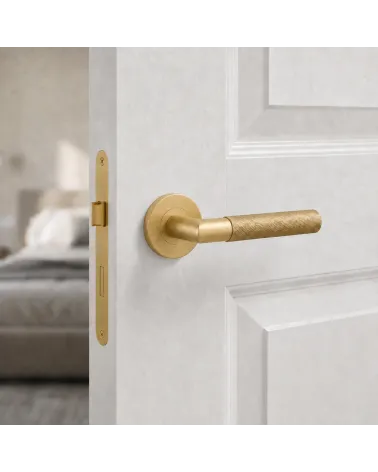 Matt Gold Door Handle - Sterk Oval 1742 Model