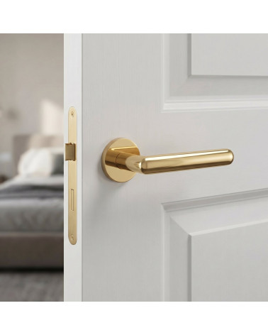 FRAGOLA Polished Gold Door Handles