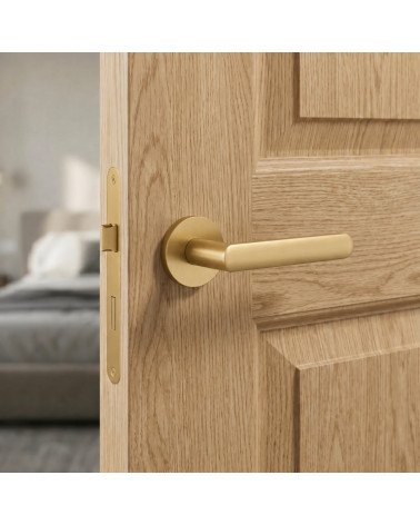 FRAGOLA matt gold door handles