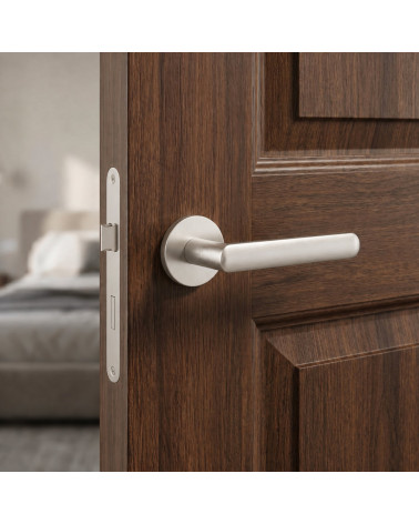FRAGOLA Satin Nickel Door Handles