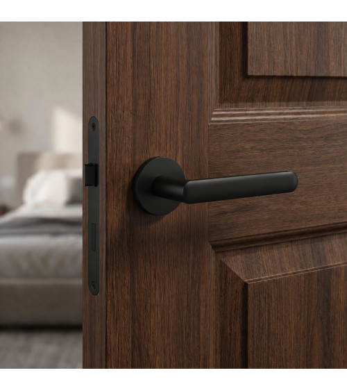 Black FRAGOLA door handle designer handle