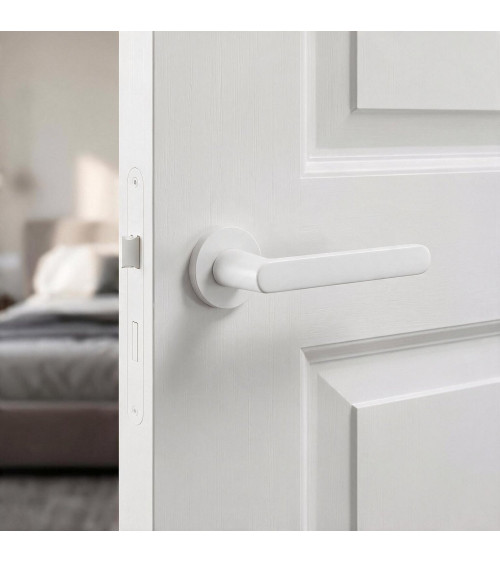 Nesh zamak door handle designer ironmongery