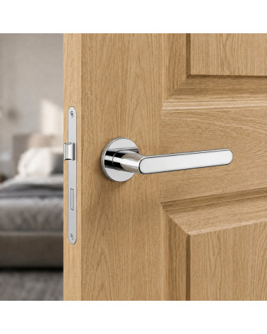 Nesh polished chrome door handles
