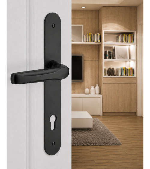 Manillas para puertas modern brass plate handle - MADE IN FRANCE - design handle