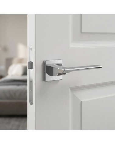 Polished Chrome Door Handle with a harmonious shine - TENDER Model