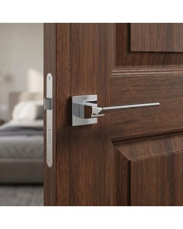 Polished Chrome Door Handle with a harmonious shine - TENDER Model