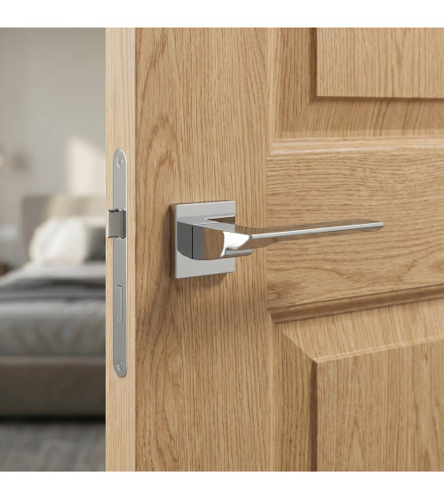 Polished chrome TENDER door handle design handle