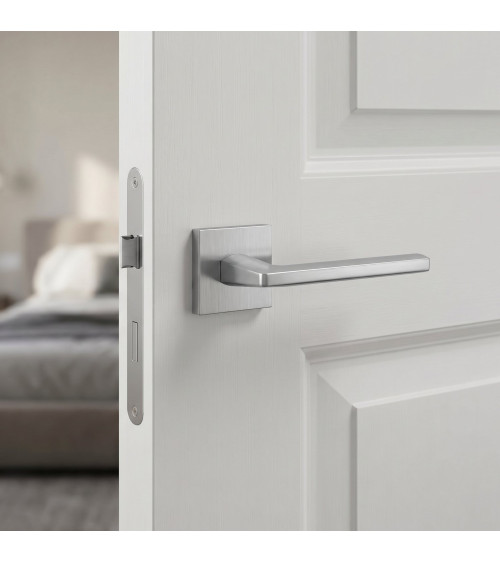 EURA satin chrome design door handle