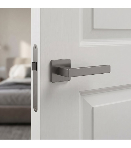 KVADRAT 1760 gunmetal grey / anthracite door handles design handle