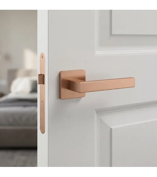 KVADRAT 1760 copper door handle design handle