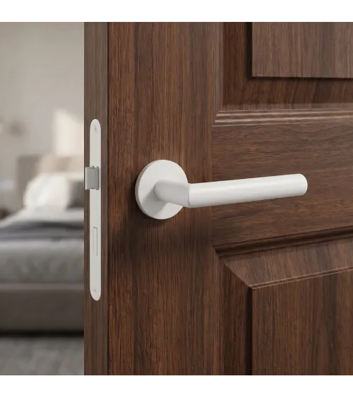 White OVAL 1750 door handle design handle