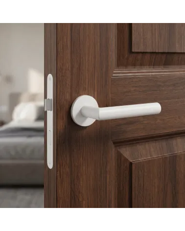 OVAL 1750 White Door Handles