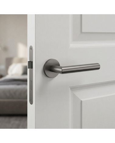 Anthracite door handles OVAL 1750