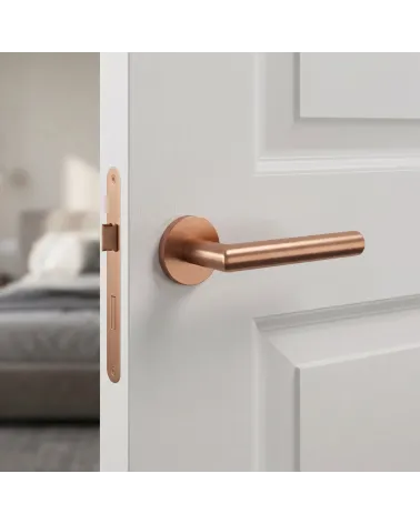 Copper Door Handles OVAL 1750