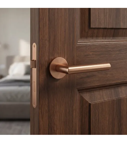 OVAL 1750 copper design door handle