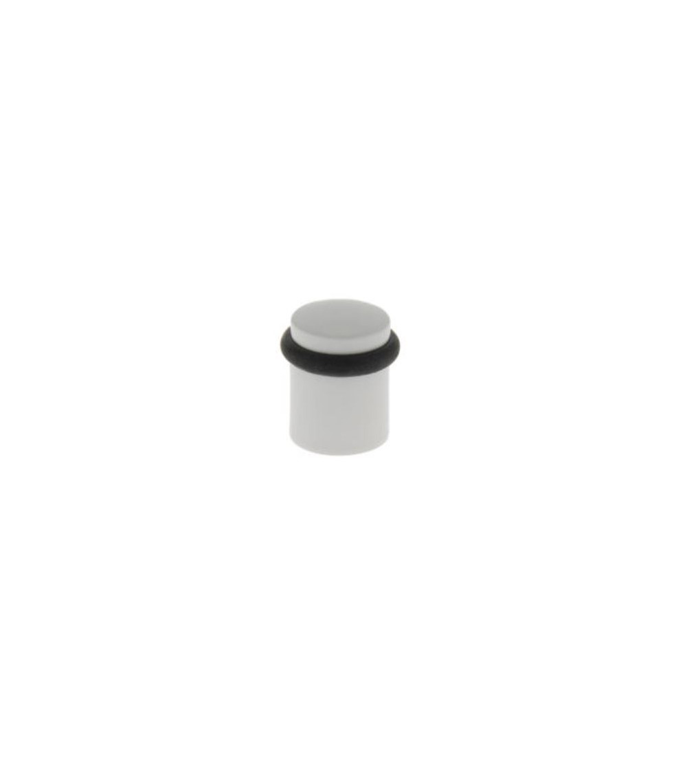 White zamak screw-on door stop - model 822 - design handle