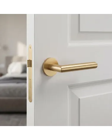 Door handle Matt Gold finish – Model OVAL 1750
