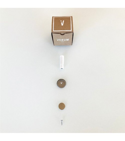 Verum Stoppino door stop on a door