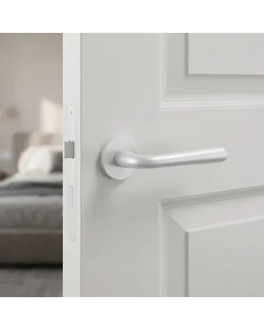 Matt White Simple and Chic Door Handle 