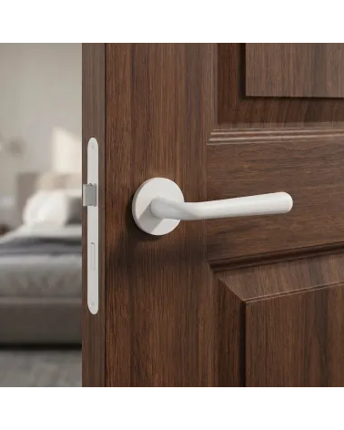 Matt White Simple and Chic Door Handle 