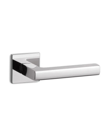 copy of Ento Wood square satin chrome door handles
