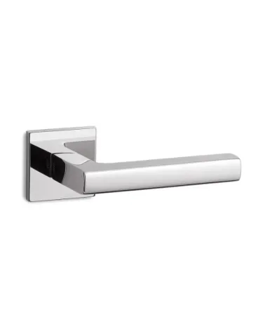 UNIT SQ R6 door handle on Ento square rose