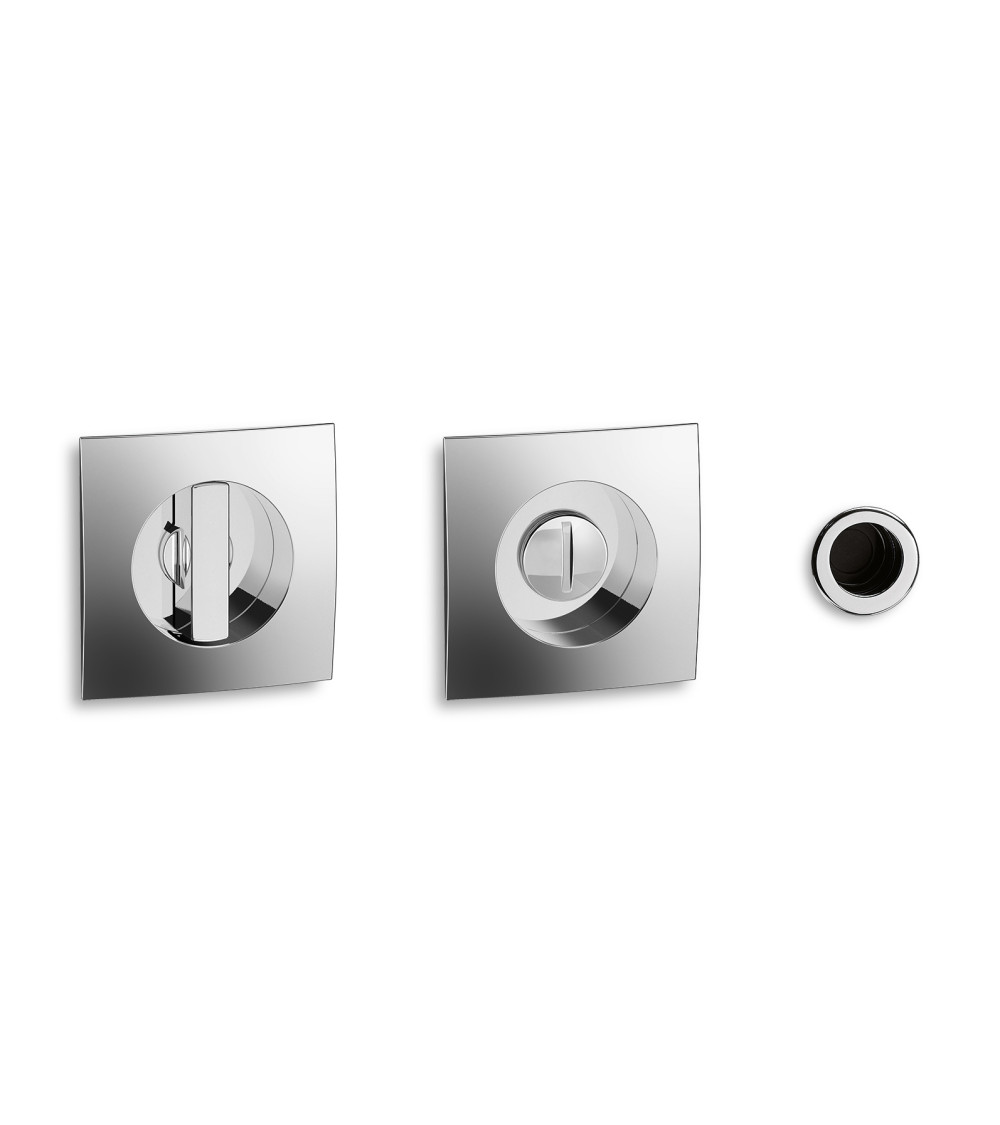 Twin Recessed Handle Kit for Sliding Door with Lock
