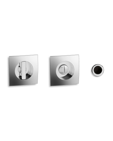 Twin Recessed Handle Kit for Sliding Door with Lock
