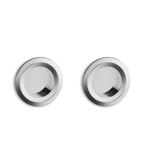 Twin Recessed Handle Kit for Sliding Door with Lock