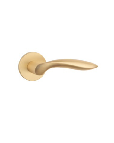 STILE PULIA door handle in matt gold aluminium