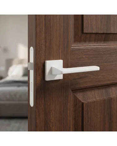Versatile and Soothing White Door Handle – YUKA Model
