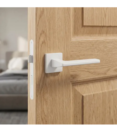 YUKA white door handle design hardware