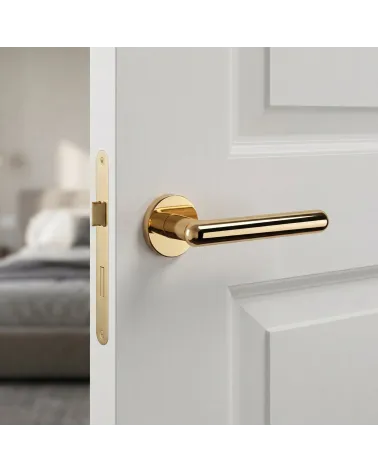ASTERIA Polished Gold Door Handles