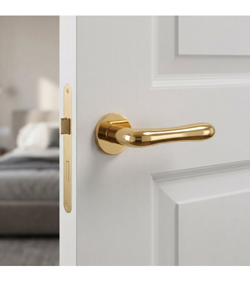 CYNIA polished gold door handle designer handle