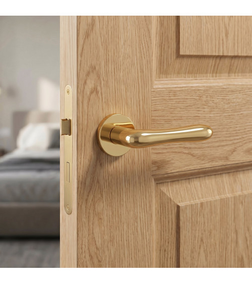 CYNIA polished gold door handle designer handle