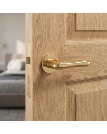 CYNIA polished gold door handle