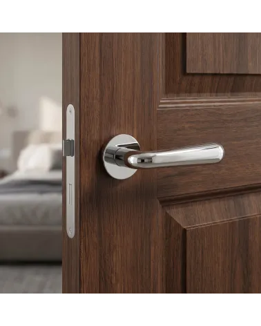 Polished chrome door handles GARDENIA