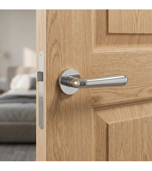 Zamak door handle GARDENIA design handle