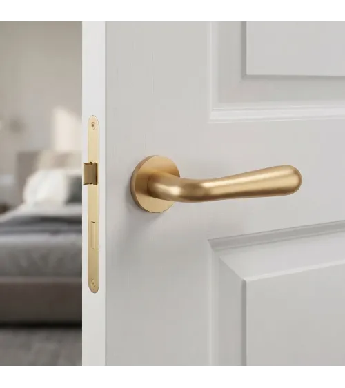 GARDENIA matt gold door handle design handle