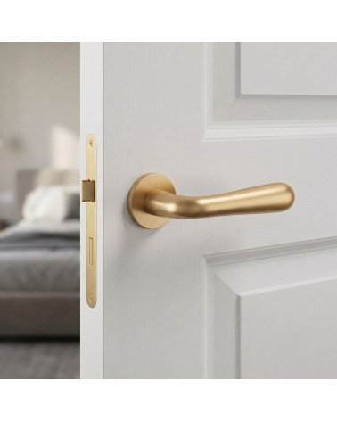 GARDENIA matt gold door handles