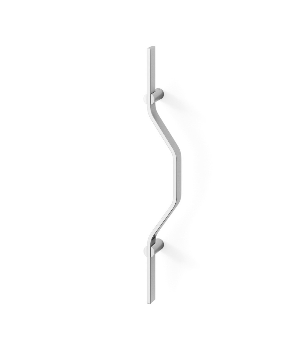 Brass door handle Mandelli CHICANE designer ironmongery
