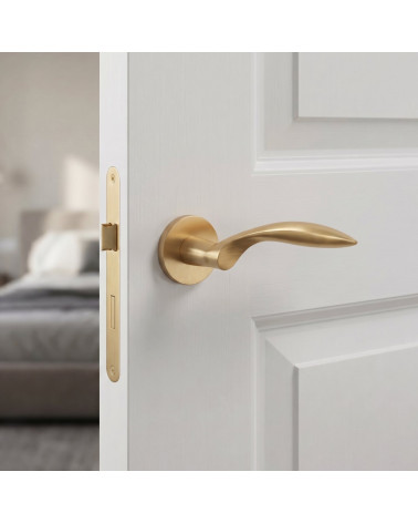 GERBERA Satin Gold Door Handles