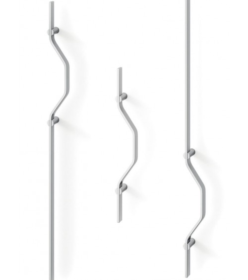 Brass door handle Mandelli CHICANE designer ironmongery