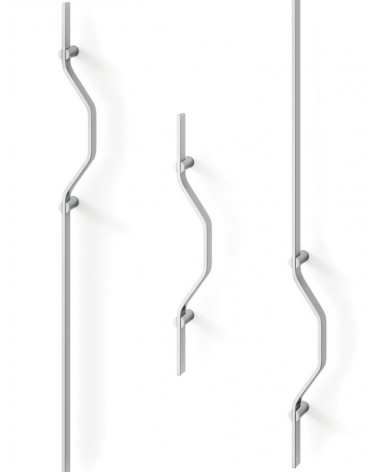 Brass door handle Mandelli CHICANE designer ironmongery colour 1