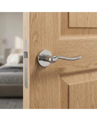 NERINA polished chrome door handles