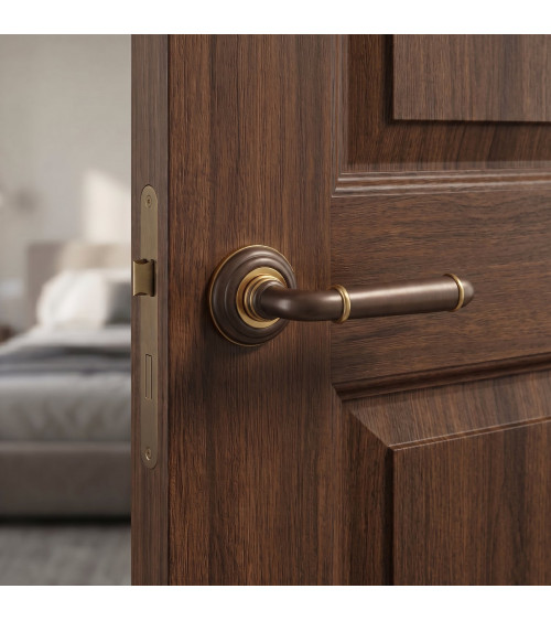 Bronze sculpture Mandelli Hartu door handle design handle
